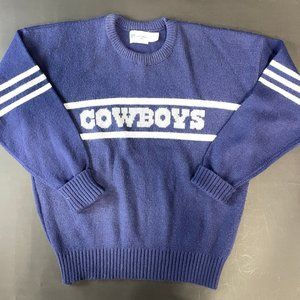 Vintage Cowboys Knit Sweater (Vintage Cliff Engle Dallas Cowboys NFL Wool Blend)